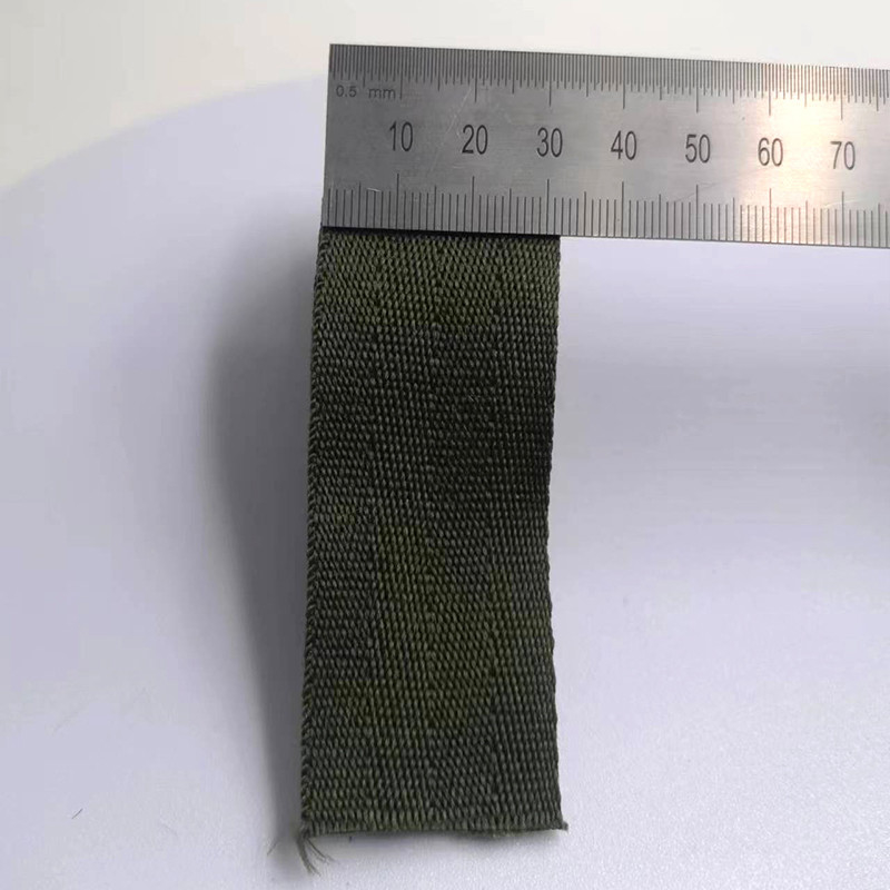 Size Customizable Eco-Friendly Pure Polyester Herringbone Webbing for Wear Resistance