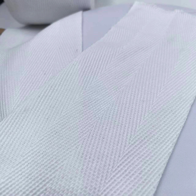 Custom Size Herringbone Webbing Straps Woven Polyester Belt for Clothing Manufacturing