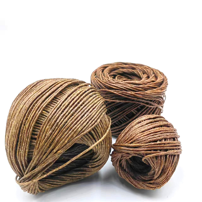 Eco-Friendly DIY Crafts Sustainable 2mm Jute String Rope with 100% Hemp and Beeswax