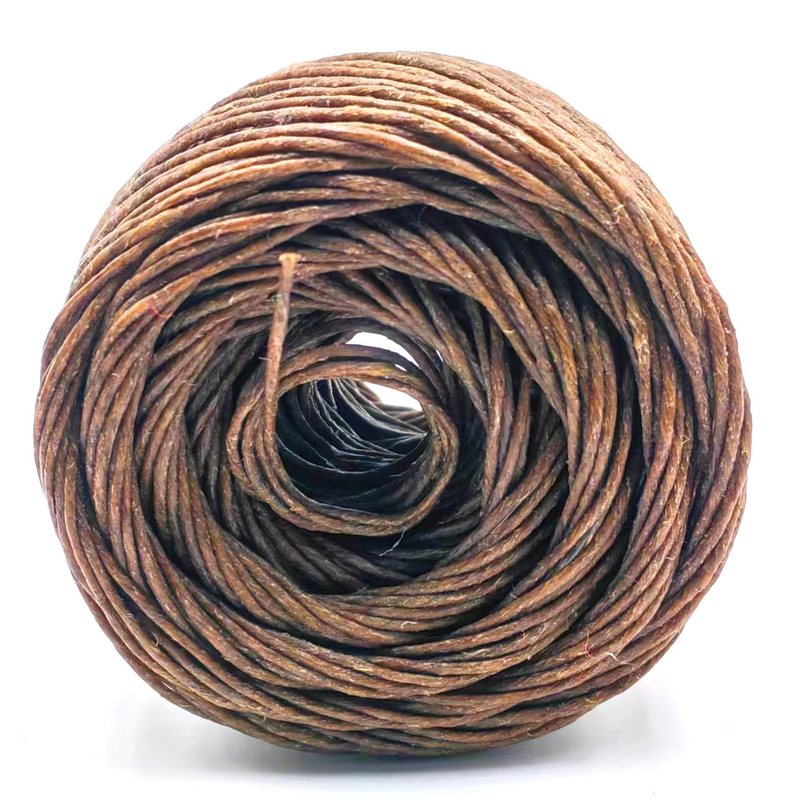 Eco-Friendly DIY Crafts Sustainable 2mm Jute String Rope with 100% Hemp and Beeswax