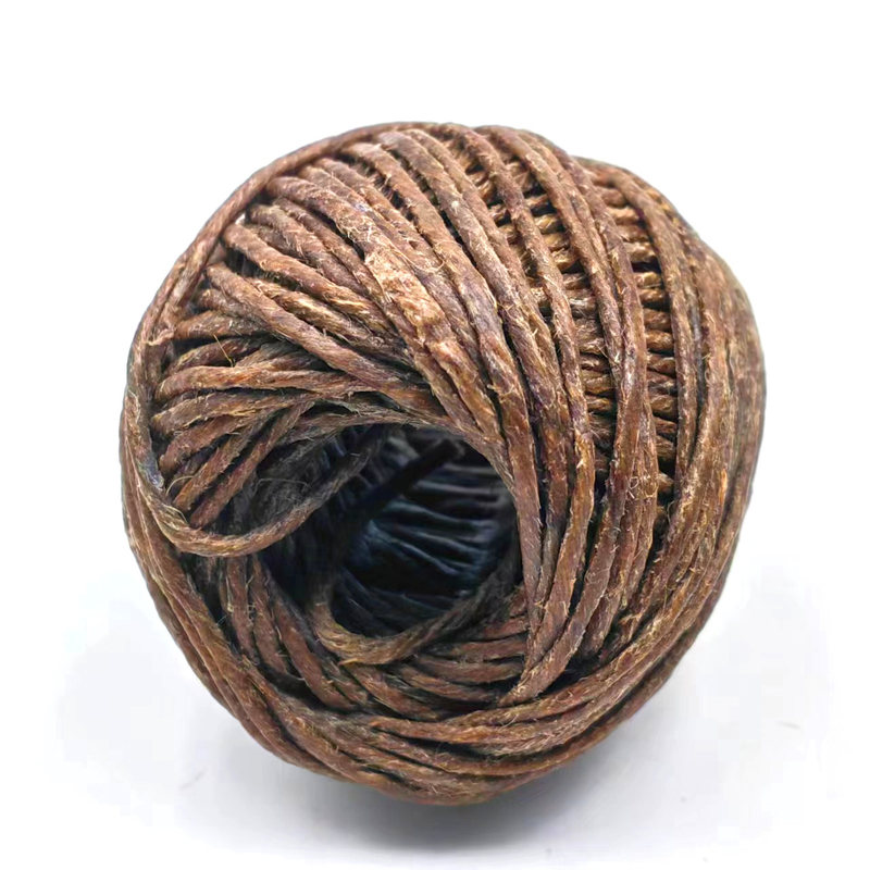 Eco-Friendly DIY Crafts Sustainable 2mm Jute String Rope with 100% Hemp and Beeswax