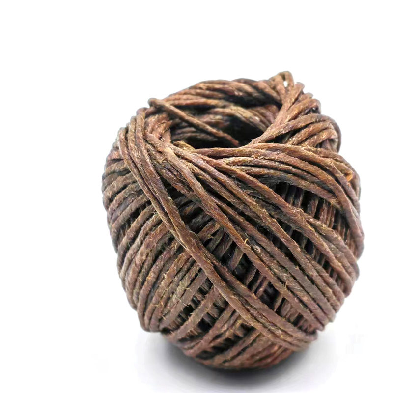 Eco-Friendly DIY Crafts Sustainable 2mm Jute String Rope with 100% Hemp and Beeswax