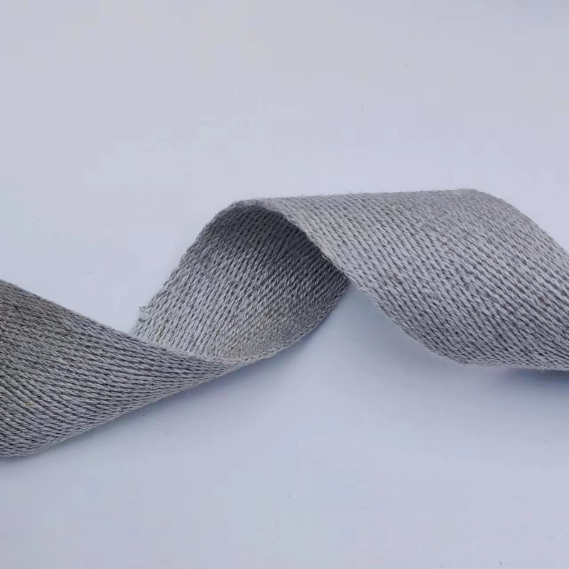 Hemp Weaving Straps for Bags Customized Size and Herringbone Pattern from Factories