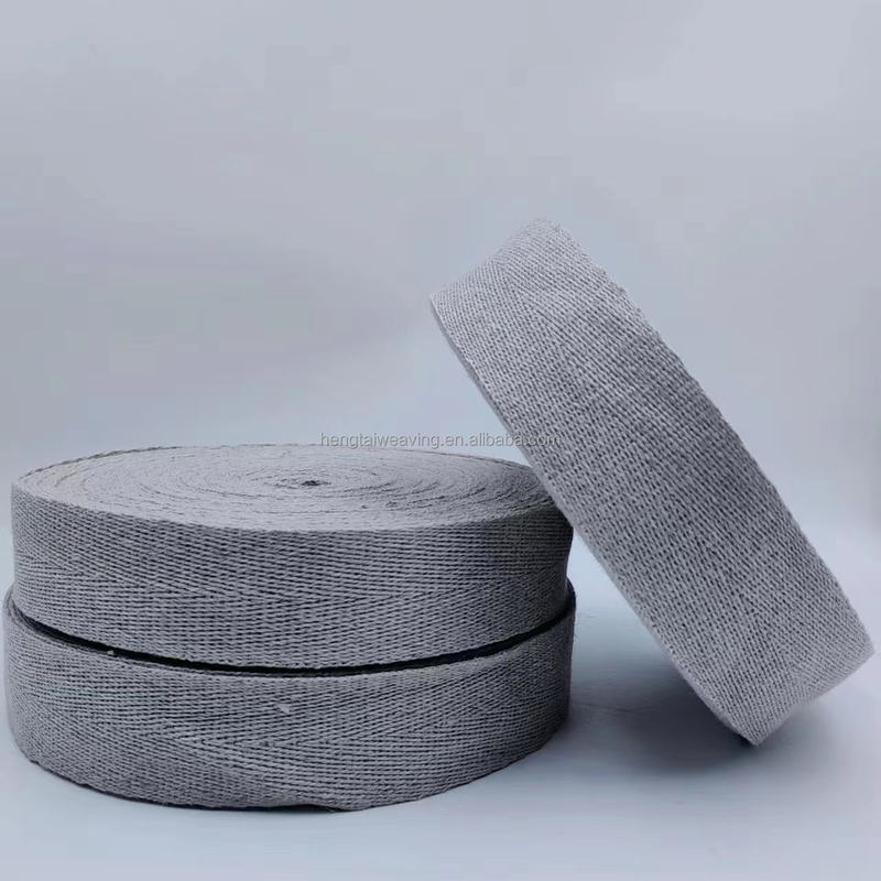 Hemp Weaving Straps for Bags Customized Size and Herringbone Pattern from Factories