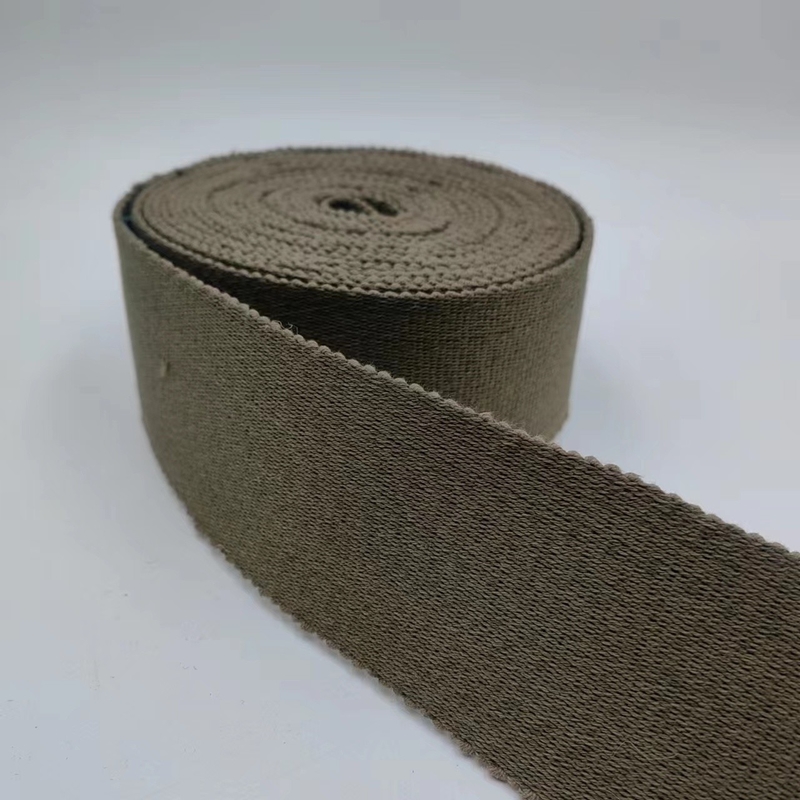 Support 7 Days Sample Order Lead Time Beaded Plain Cotton Webbing Belts for Straps