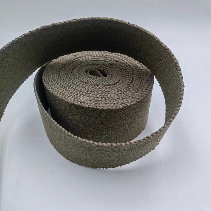 Support 7 Days Sample Order Lead Time Beaded Plain Cotton Webbing Belts for Straps