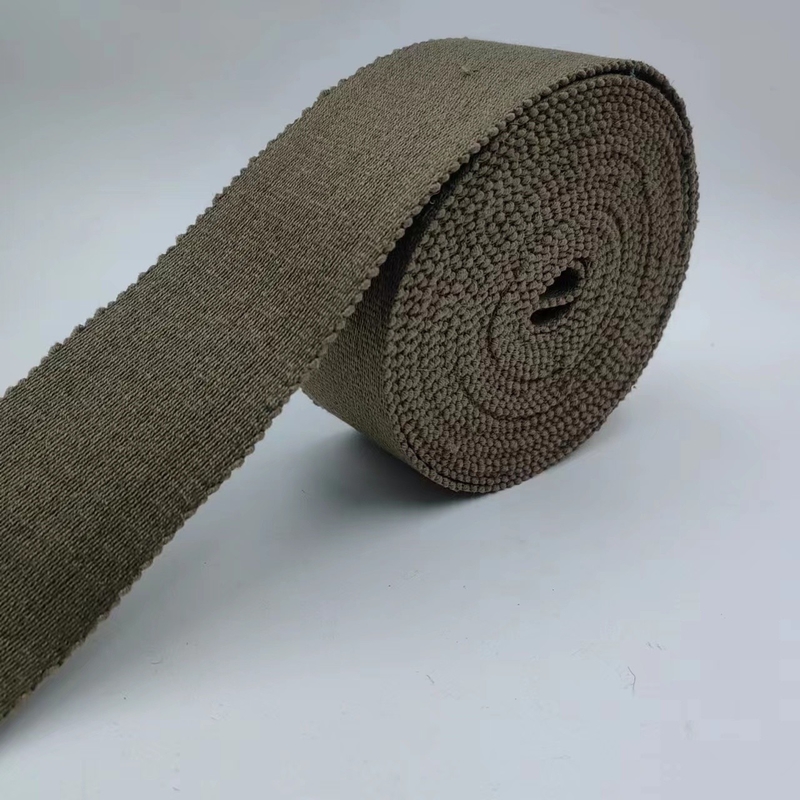 Support 7 Days Sample Order Lead Time Beaded Plain Cotton Webbing Belts for Straps