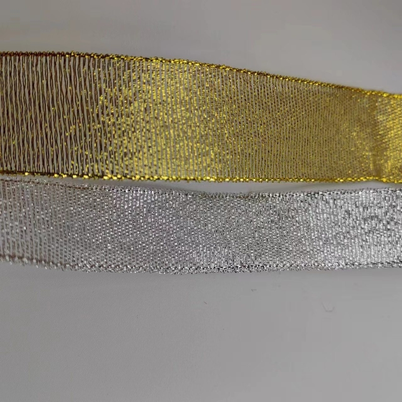 Customized Colors and Golden Onion Ribbon The Ideal Decoration for Christmas Bag