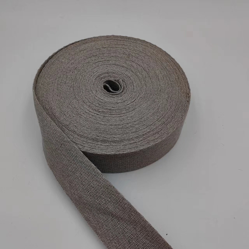 Customized Colors Hemp Weaving Straps with Herringbone Pattern from Fabric Suppliers
