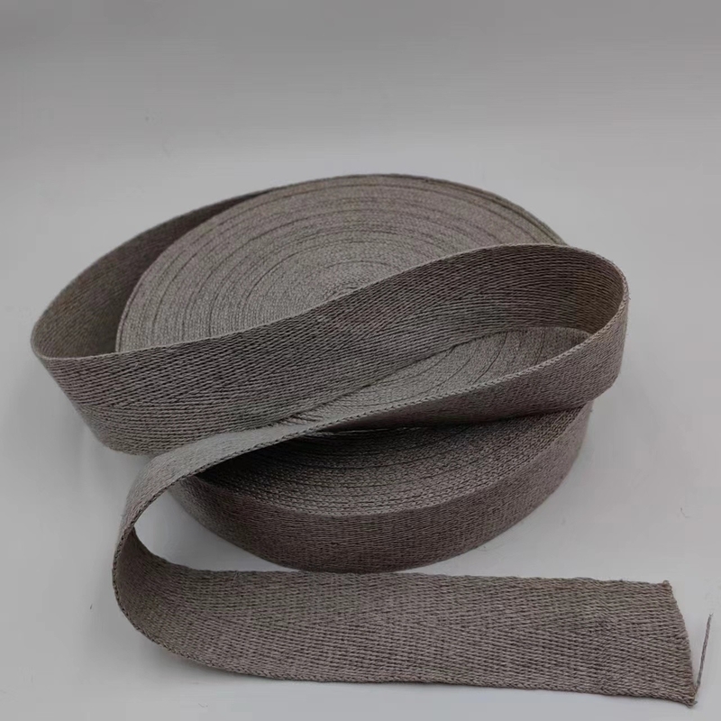 Customized Colors Hemp Weaving Straps with Herringbone Pattern from Fabric Suppliers