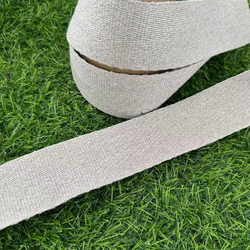 Hemp Weaving Straps Sustainable Advantage with Herringbone Pattern and Eco-friendly Fabric