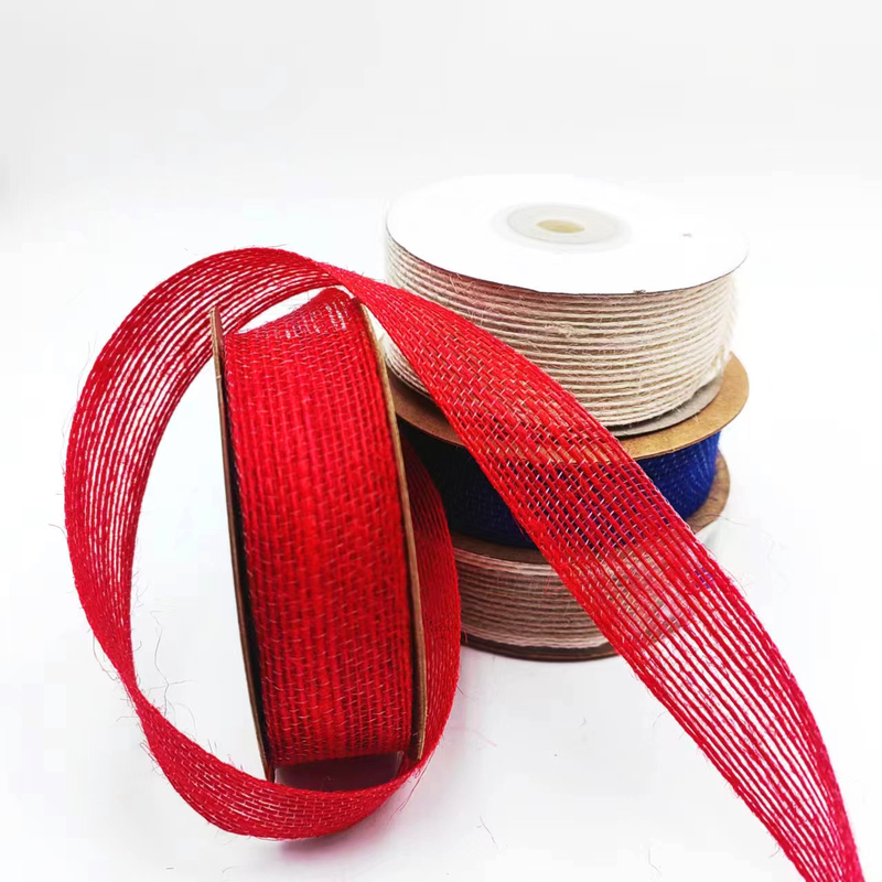 Jute Webbing Cake Gift Packing Ribbon Bow with 7 Days Sample Order Lead Time Support