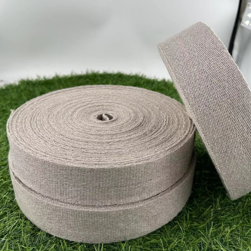 Hemp Weaving Straps Sustainable Advantage with Herringbone Pattern and Eco-friendly Fabric