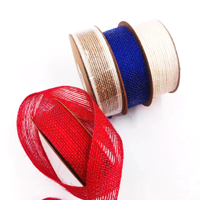 Jute Webbing Cake Gift Packing Ribbon Bow with 7 Days Sample Order Lead Time Support