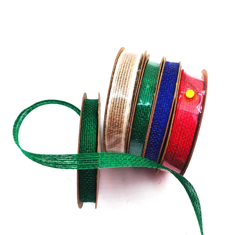 Jute Webbing Cake Gift Packing Ribbon Bow with 7 Days Sample Order Lead Time Support