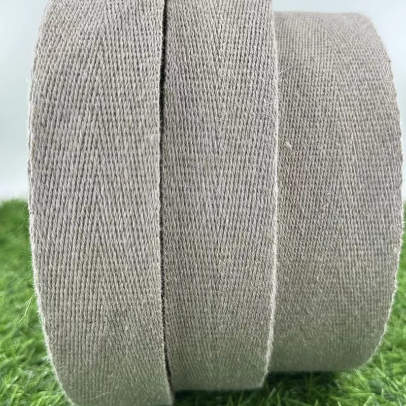 Hemp Weaving Straps Sustainable Advantage with Herringbone Pattern and Eco-friendly Fabric