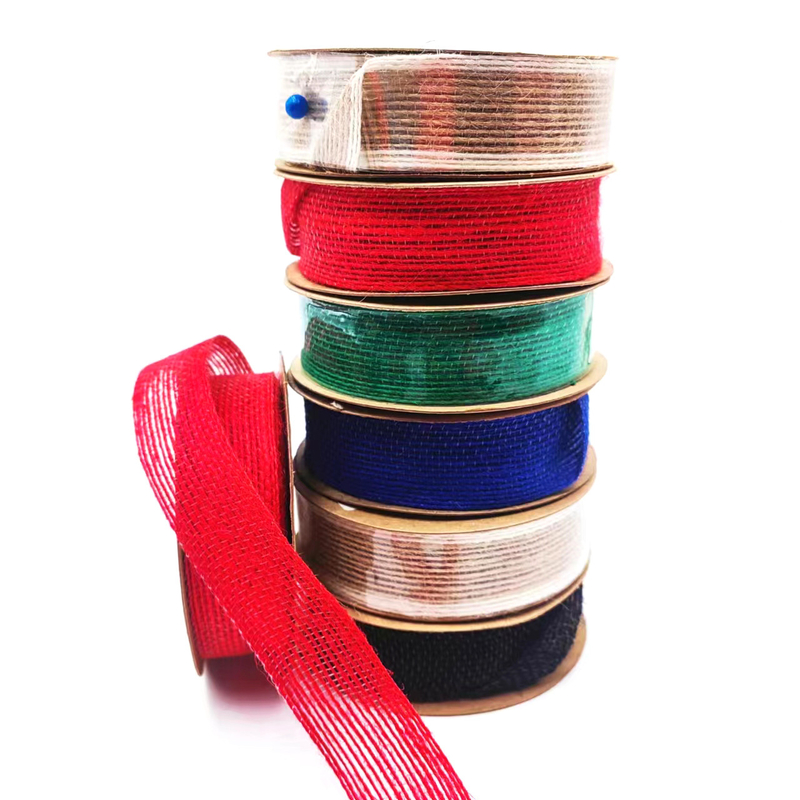 Jute Webbing Cake Gift Packing Ribbon Bow with 7 Days Sample Order Lead Time Support