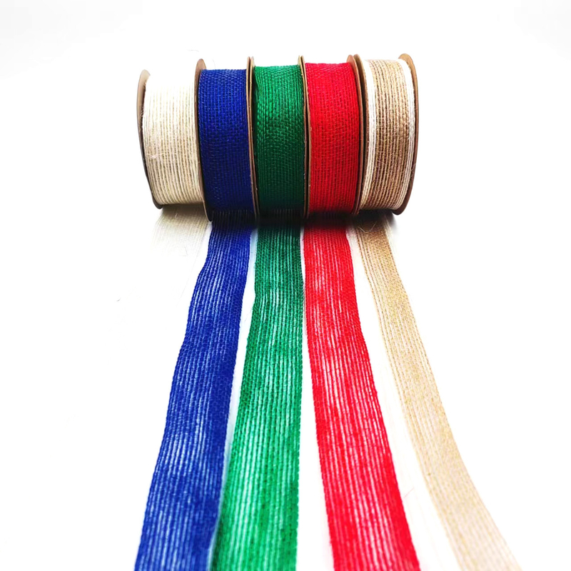 Jute Webbing Cake Gift Packing Ribbon Bow with 7 Days Sample Order Lead Time Support