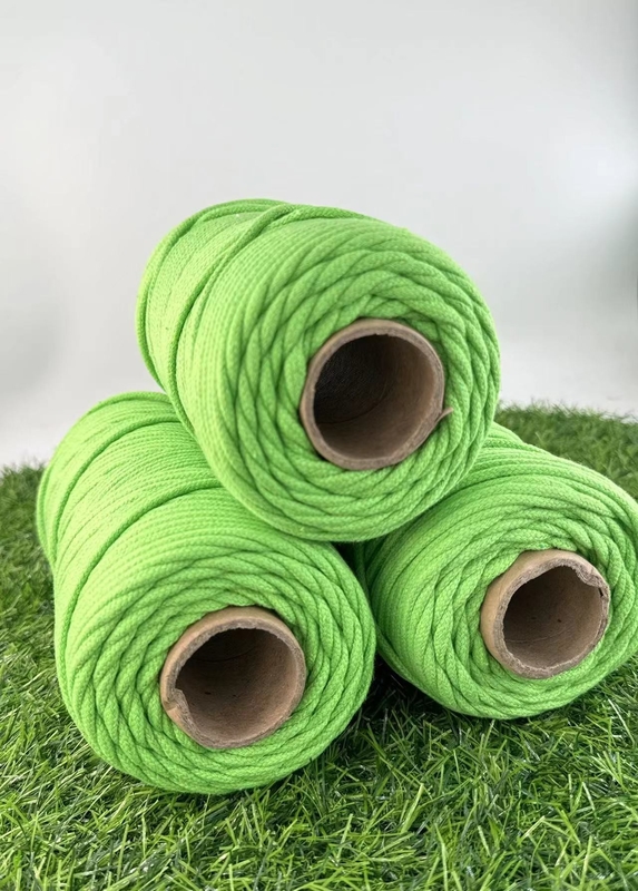 Cords Direct 30 Years Experience Green Cotton Braided Rope for Clothing and Accessories
