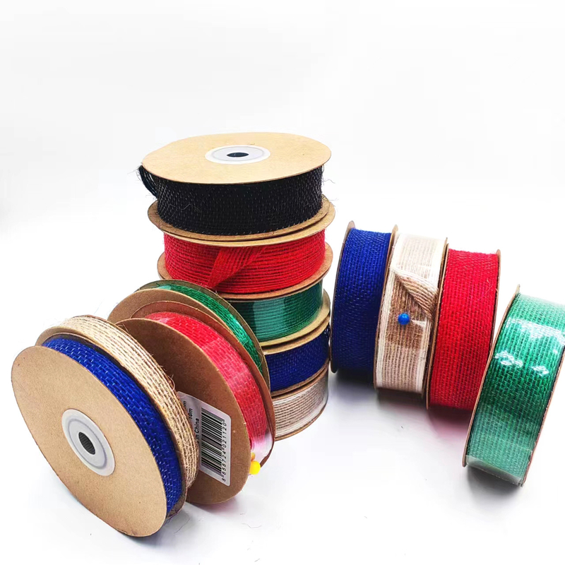 Jute Webbing Cake Gift Packing Ribbon Bow with 7 Days Sample Order Lead Time Support