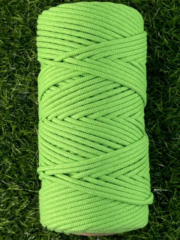Cords Direct 30 Years Experience Green Cotton Braided Rope for Clothing and Accessories