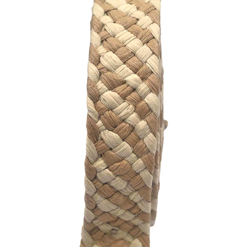 Custom Size Paper Webbing Woven Handmade Decoration Ribbons For Garment Wrapping Needs