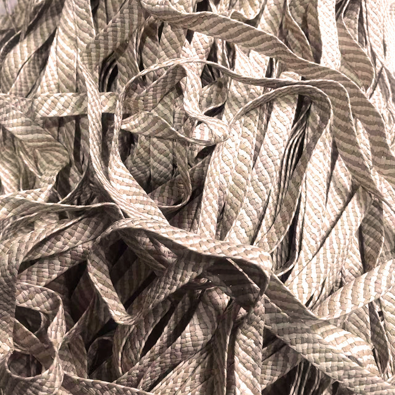 Custom Size Paper Webbing Woven Handmade Decoration Ribbons For Garment Wrapping Needs
