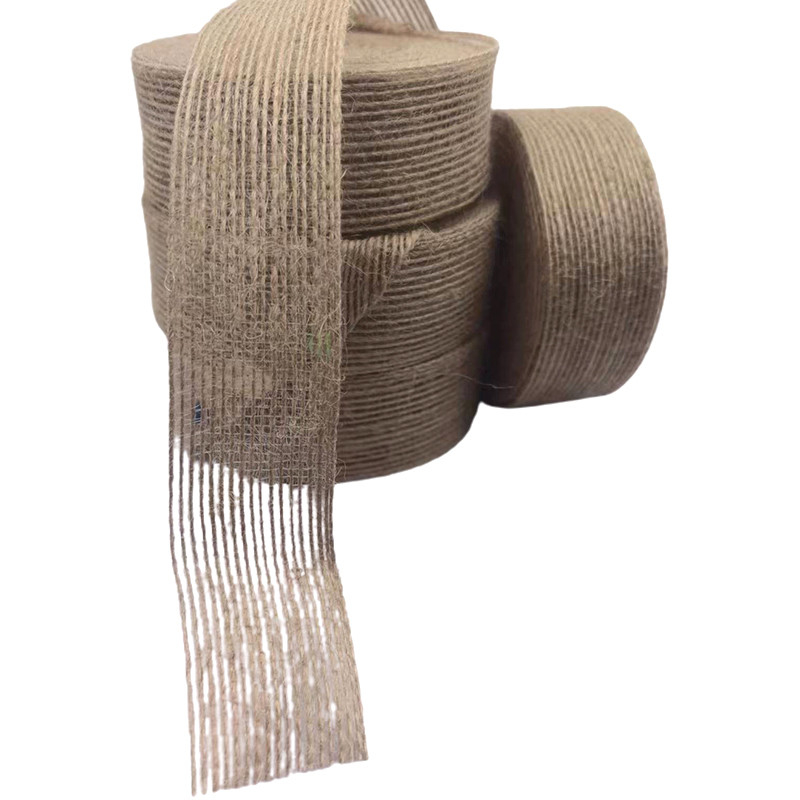 3cm Natural Jute Fabric Ribbon Wedding Gift Decoration Tape Braided Fishing Line