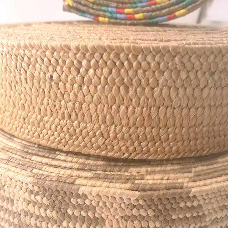 65% Straw 35 % Latex Braided Elastic Straw Braided Tape Elastic Belt Webbing for Shoes
