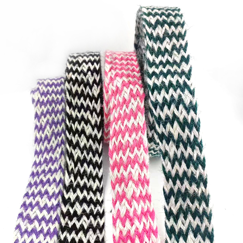 4cm Wide Jute Braid in Plain Design for Durable Knitting Belt and Packaging
