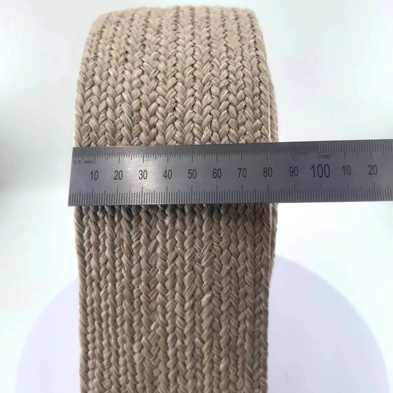 Other Beige Special Silk Grass Belt Strap Roll 50*50*8cm Plain Custom Wide Webbing