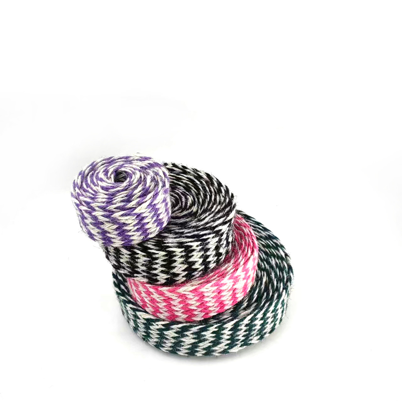 4cm Wide Jute Braid in Plain Design for Durable Knitting Belt and Packaging