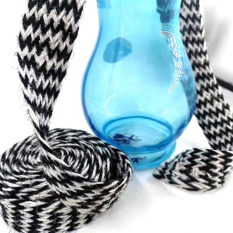 4cm Wide Jute Braid in Plain Design for Durable Knitting Belt and Packaging