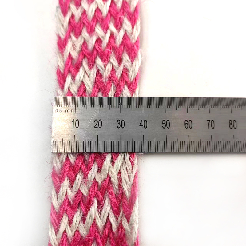 4cm Wide Jute Braid in Plain Design for Durable Knitting Belt and Packaging