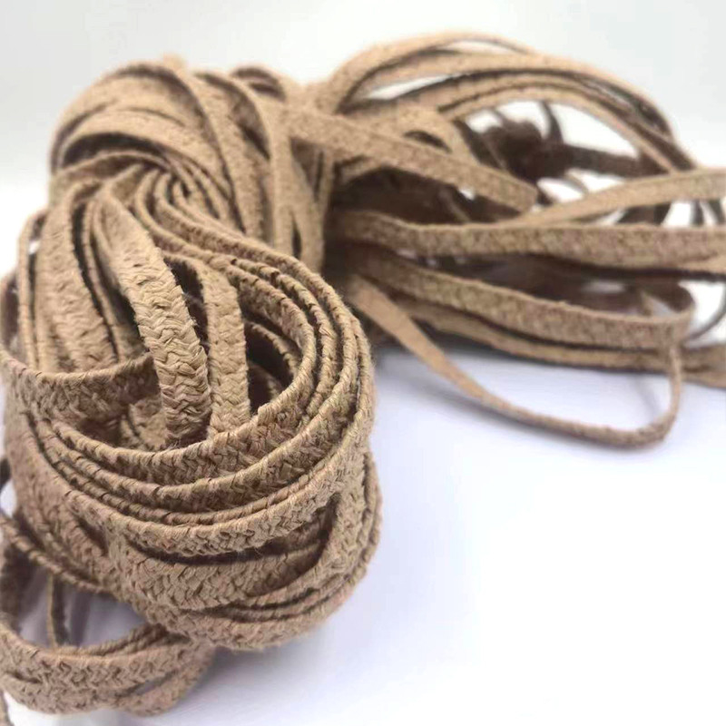 Customized Size 70% Paper 30% Polyester Woven Ribbon Webbing for Sustainable Straw Hats