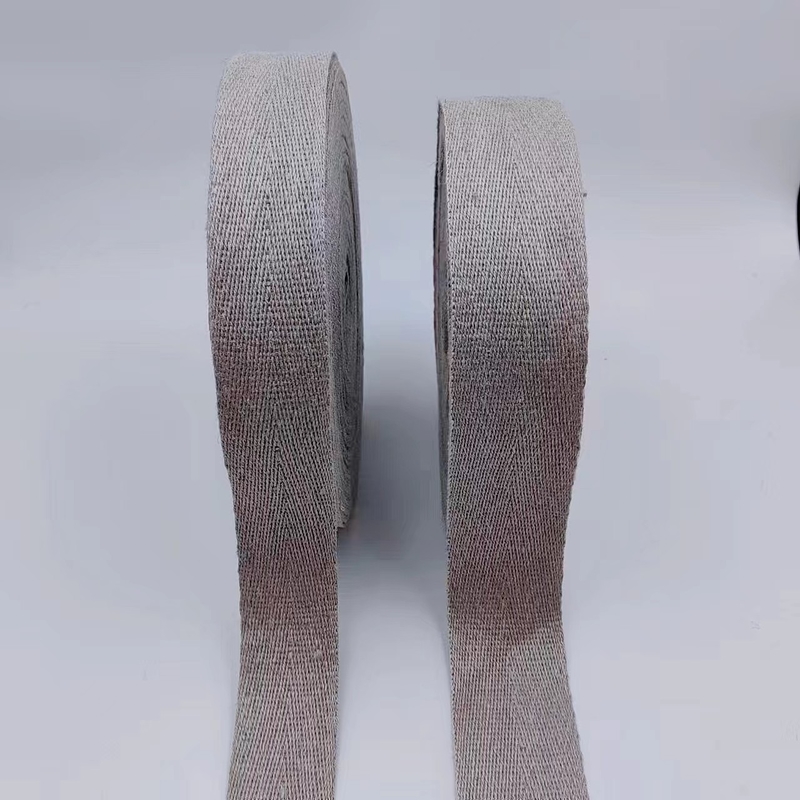 2024 Multiple Specifications Sustainable Plain Webbing For Bag Customized Colors Flax