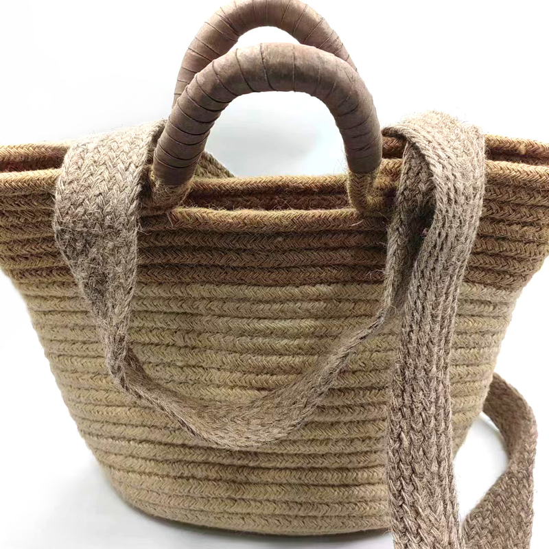 Sustainable 4cm Wide Hemp Braided Belt Jute Belts For Diy Handmade Gift Packing Decoration