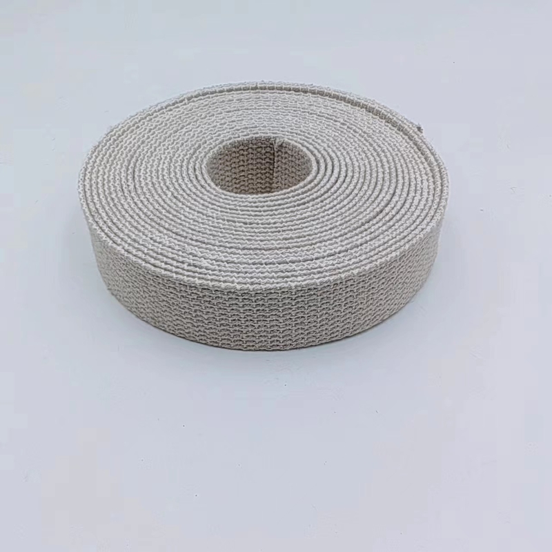Production of Customized Colors Pure Hemp Garment Webbing with Plain Design
