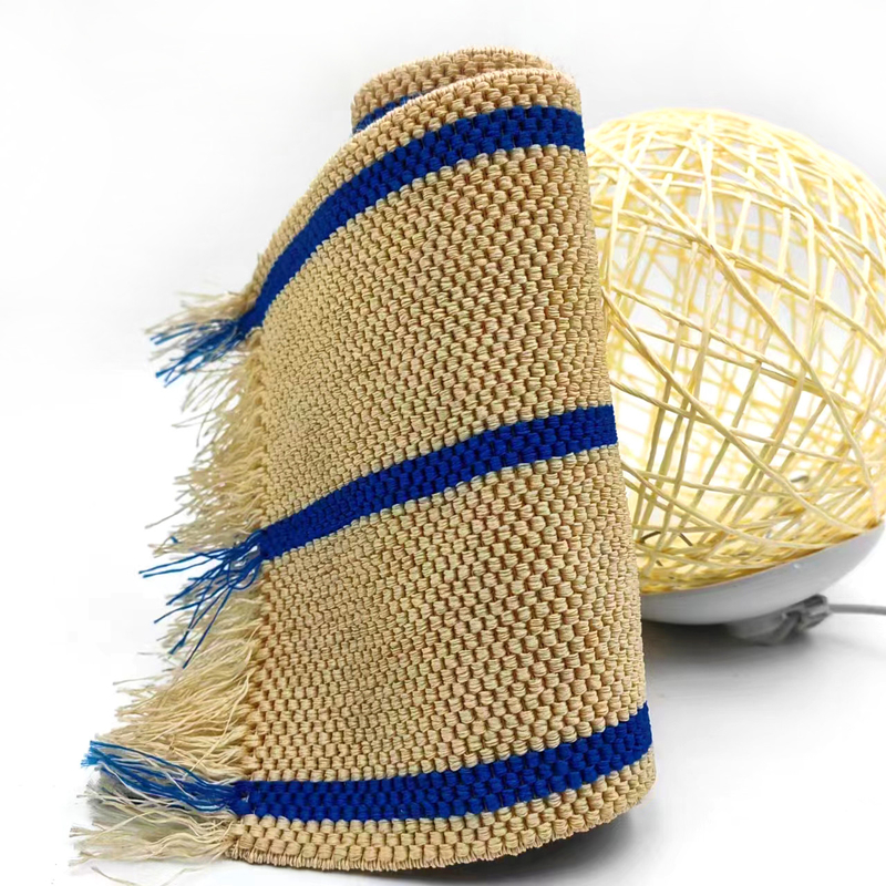 70% Polyester 30% Latex Waist Elastic Band With Blue Stripes for Clothing Accessories