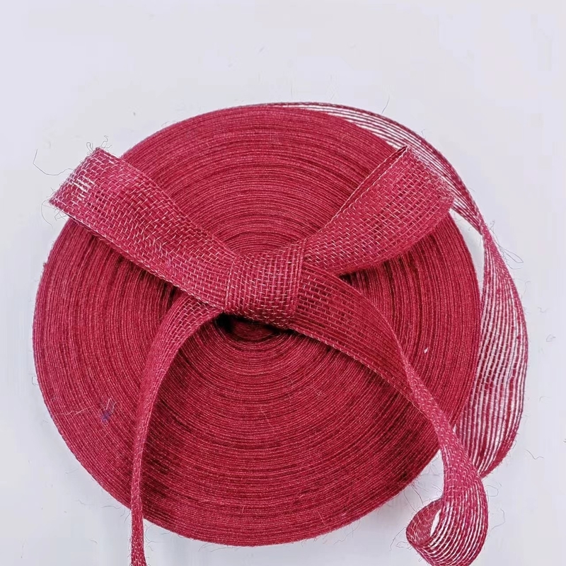 Custom Jute Ribbon for Handmade Christmas Decor Support 7 Days Sample Order Lead Time