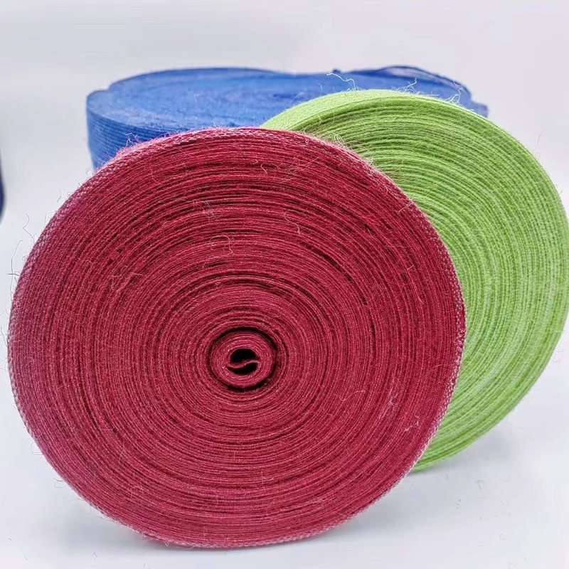 Custom Jute Ribbon for Handmade Christmas Decor Support 7 Days Sample Order Lead Time