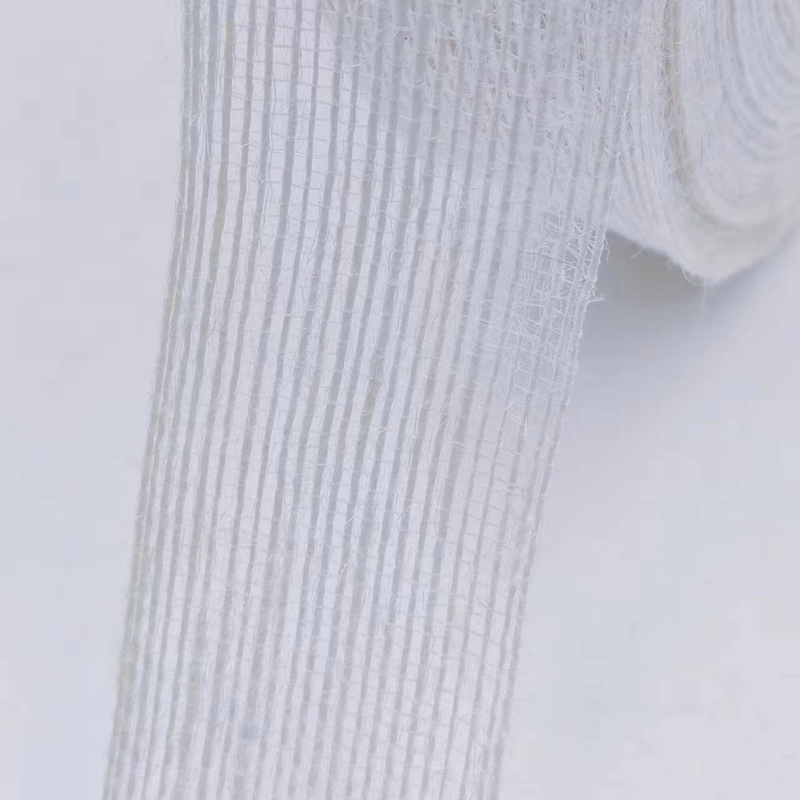 3.8cm Pure White Jute Woven Ribbon Perfect for Your B2B Decoration Projects and Needs