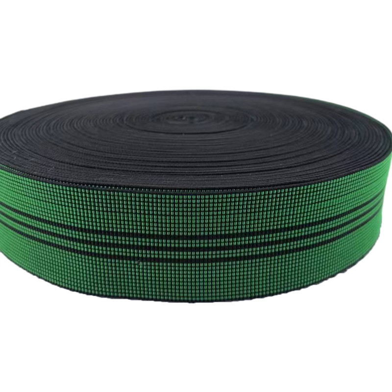 5cm Width 2.5mm Thickness Elastic Webbing for Sofa Made of Polypropylene Latex Material