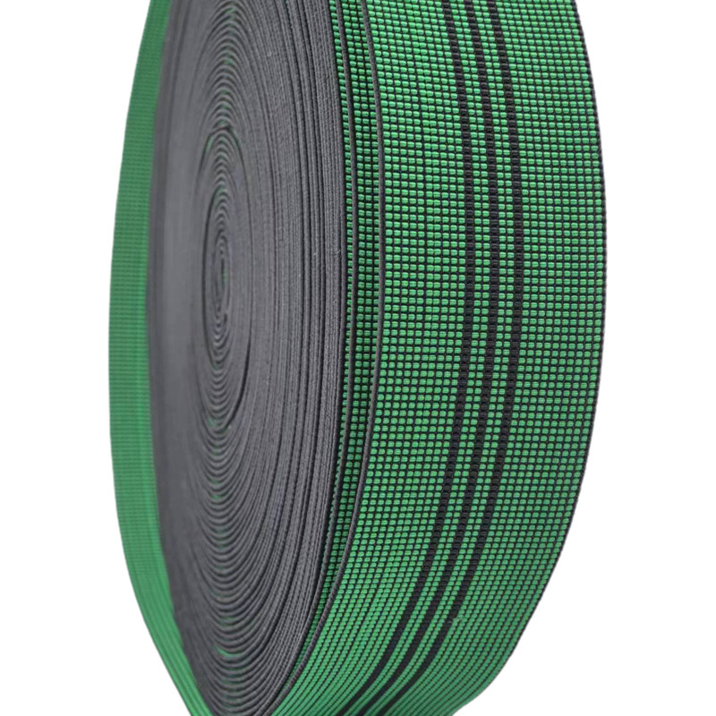 5cm Width 2.5mm Thickness Elastic Webbing for Sofa Made of Polypropylene Latex Material