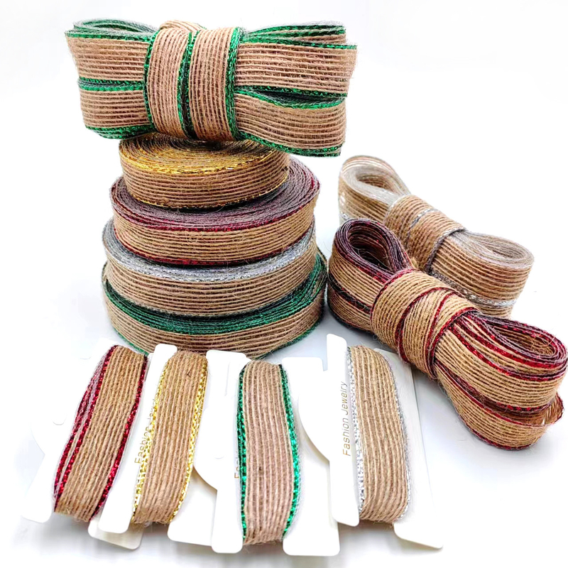 Colorful Fish Shredded Hemp Rolls for Shoes 80% Jute 20% Polyester DIY Decorative Bow