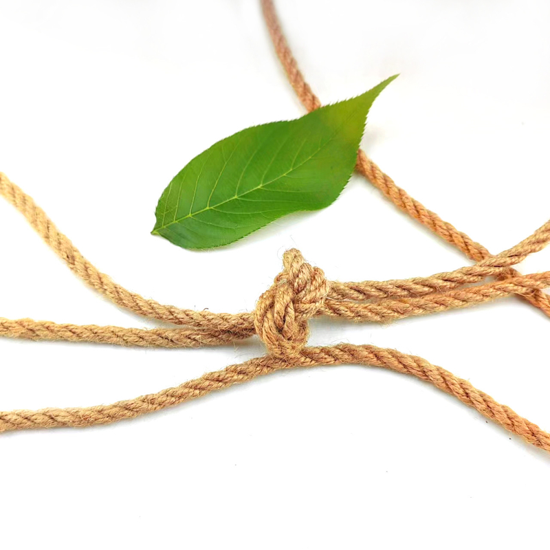 4mm Diameter Natural Jute Hemp Rope for DIY Decoration Handmade Crafts and Gift Packaging