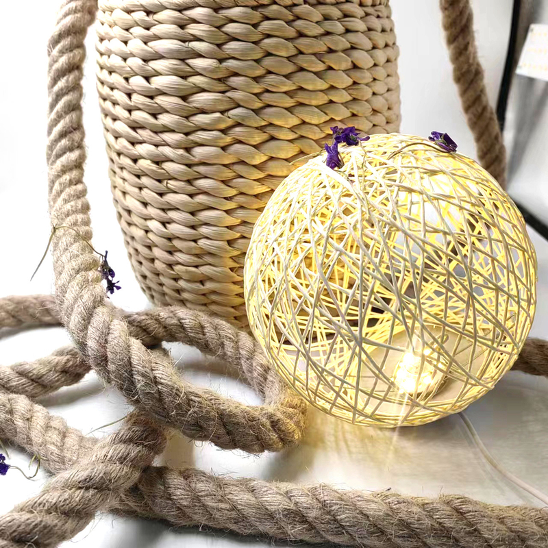 20mm Braided Jute Rope Twisted Rope Hemp Rope for Craft Decorative Landscape Handmade