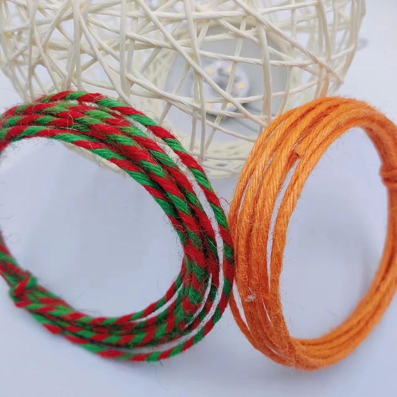 Jute Rope for DIY Handmade Christmas Home Decoration 7 Days Sample Order Lead Time Support