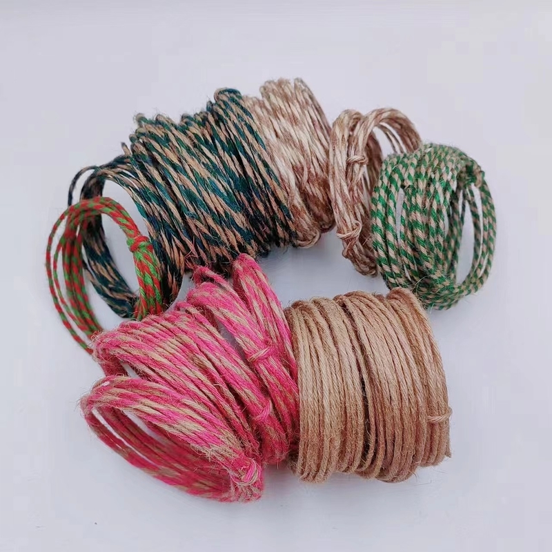 Jute Rope for DIY Handmade Christmas Home Decoration 7 Days Sample Order Lead Time Support