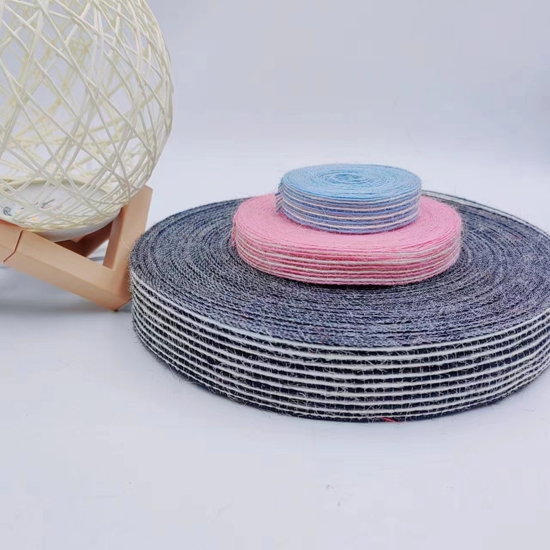 7 Days Sample Order Lead Time Colorful Jute Ribbon With Logo For Sustainable Fishing